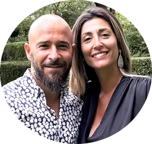 Stéphanie et Yannick, propriétaires des maisons A Casa di Ghjulia et A Casa di Laurena